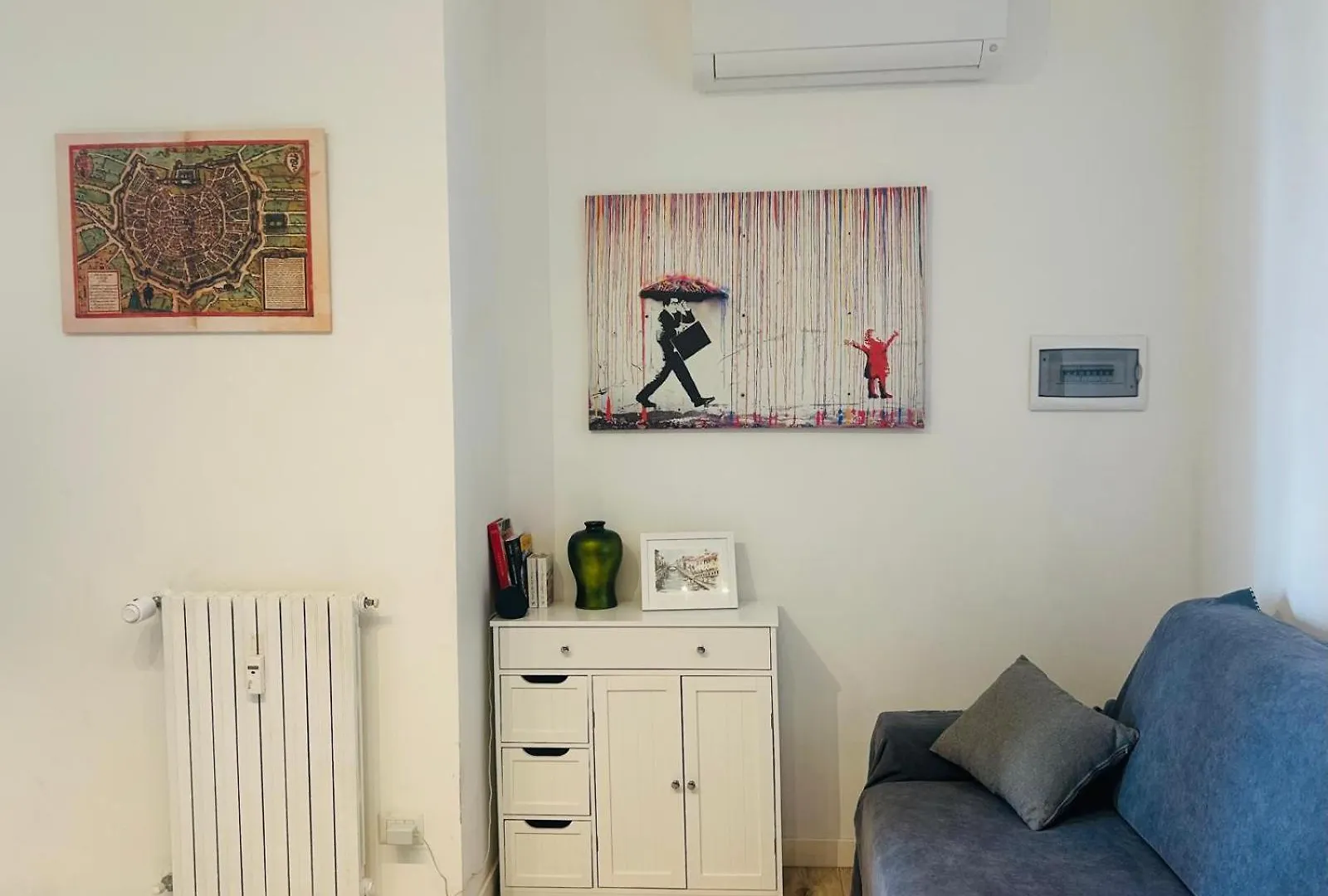 Three Room Apartment 2 Beds, 3Rd Bed Available 米兰 0*,